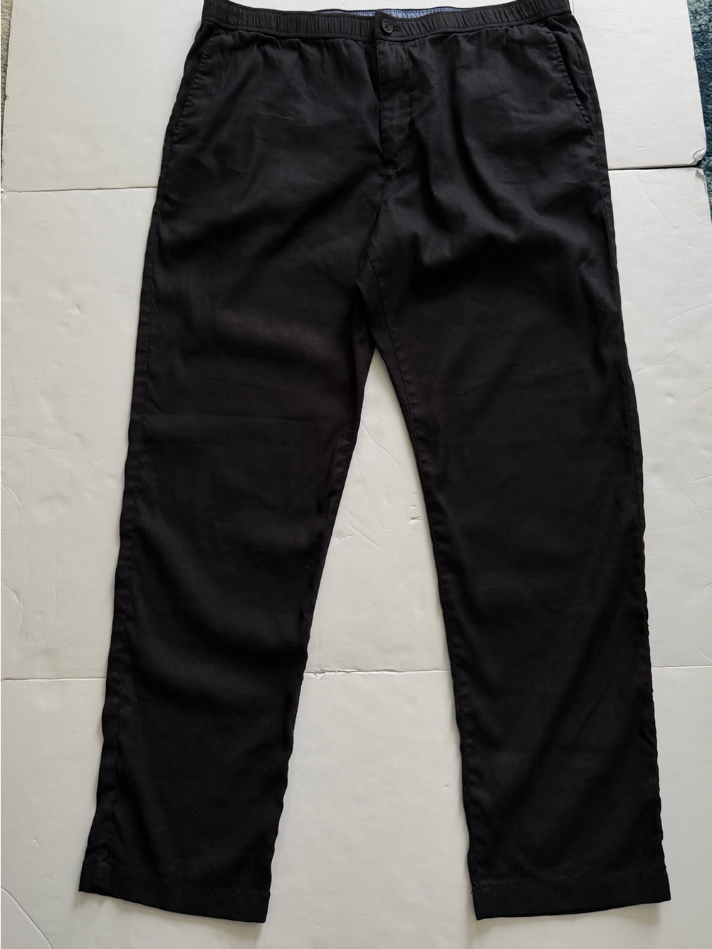 Tommy Bahama Black Elastic Waist Lounge Pants